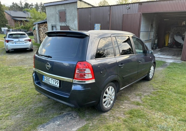 Opel Zafira cena 16800 przebieg: 262400, rok produkcji 2009 z Bełchatów małe 121